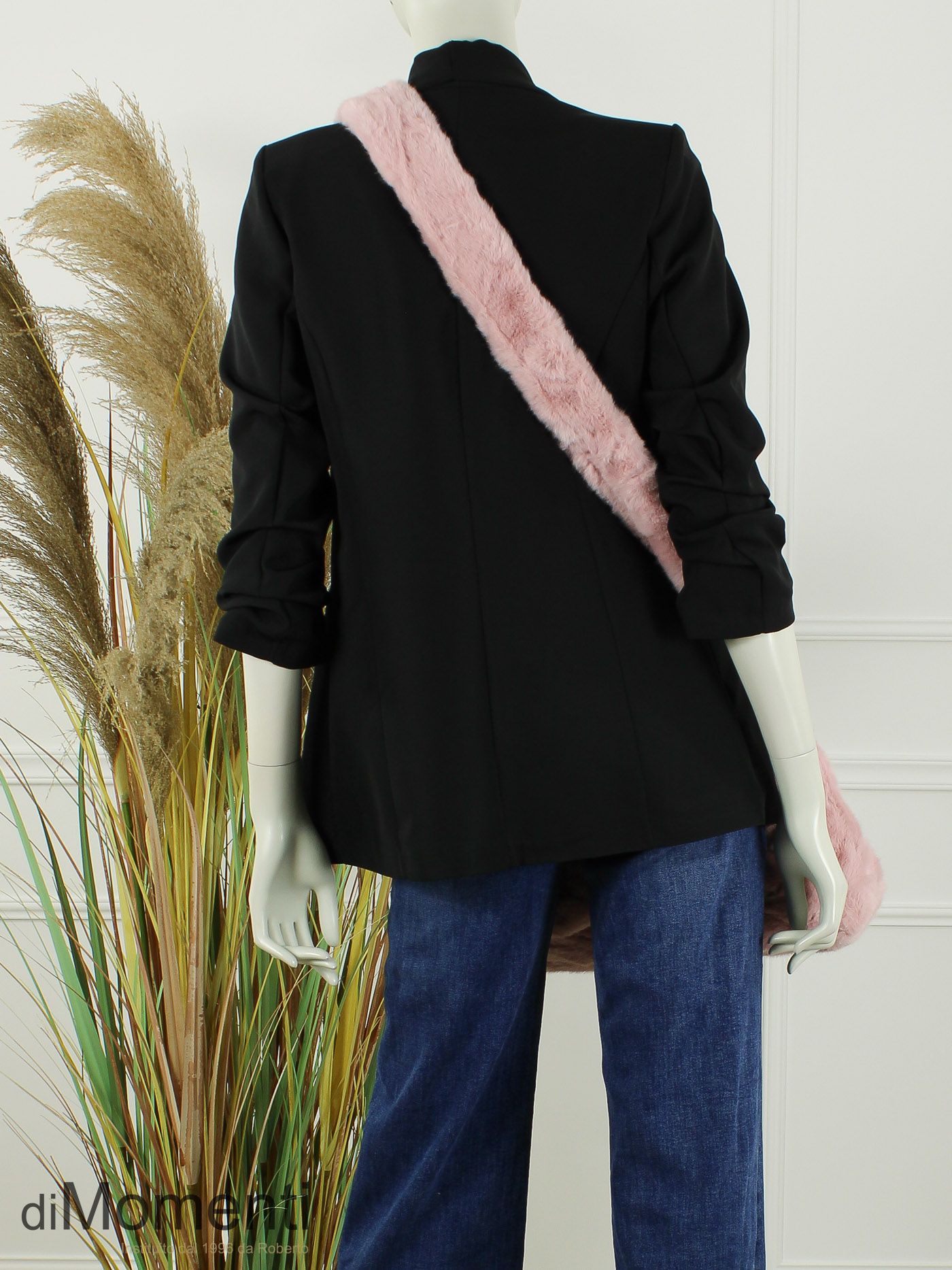 Faux Fur Tas Wolly - Roze