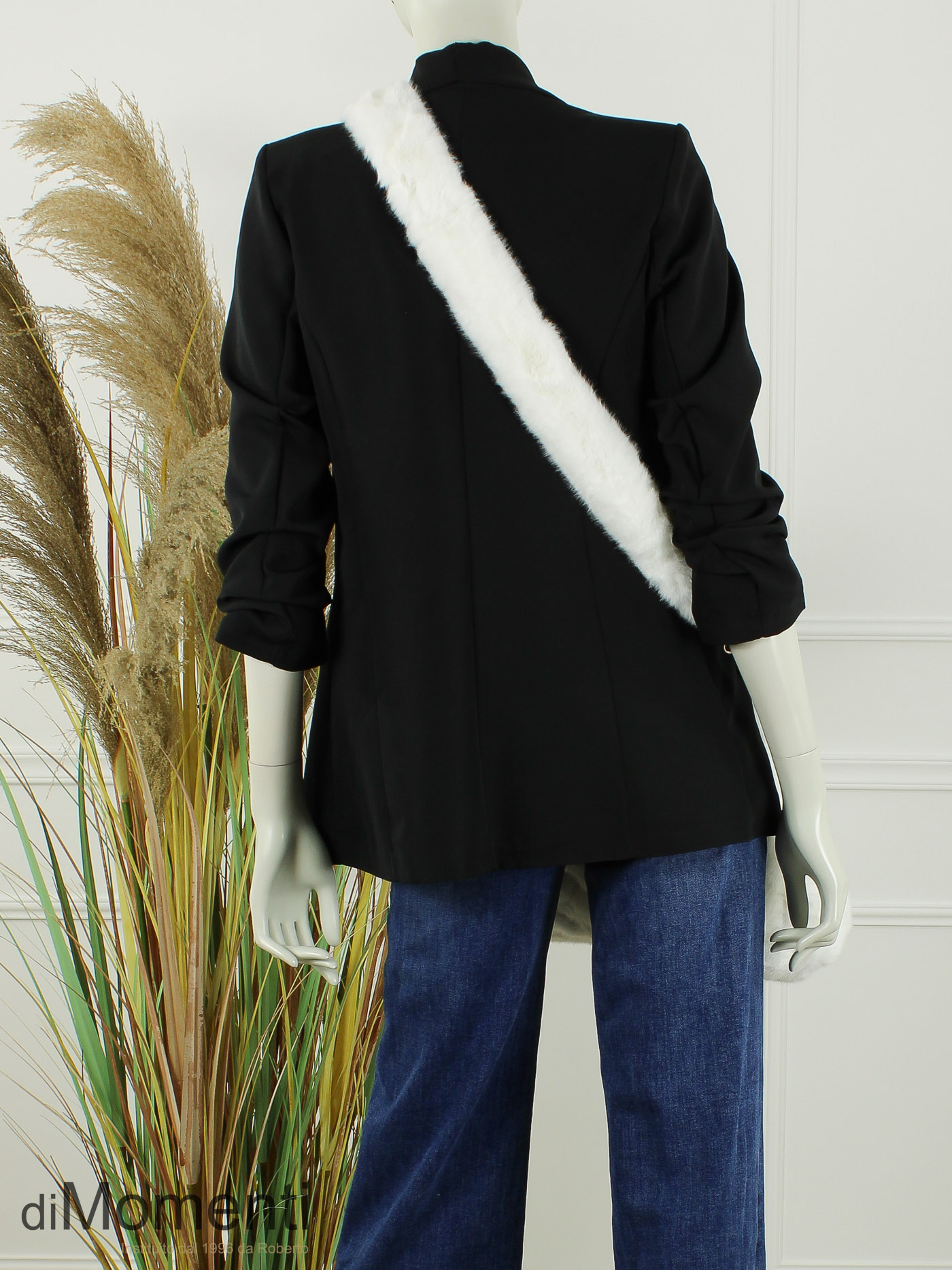 Faux Fur Tas Wolly - Wit