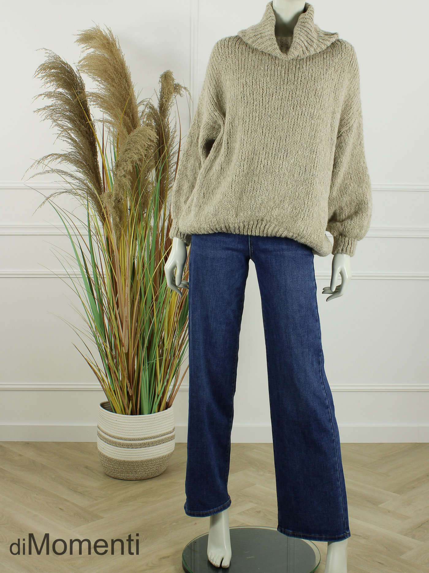 Trui Bobbi - Licht Taupe