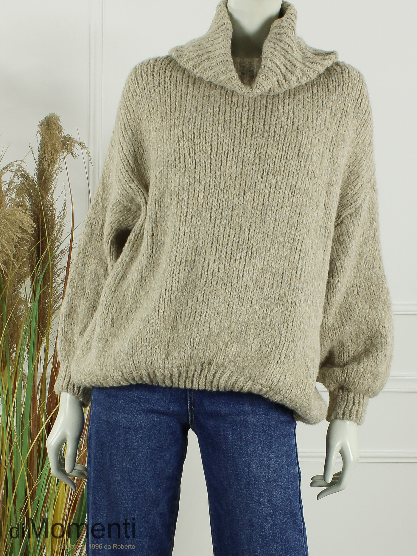 Trui Bobbi - Licht Taupe