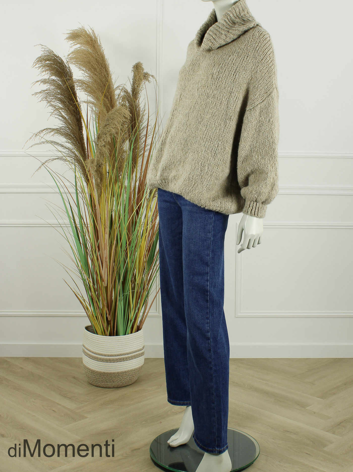 Trui Bobbi - Licht Taupe