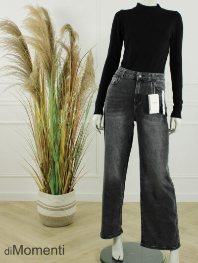 G-Smack Wide Leg Jeans – Antraciet