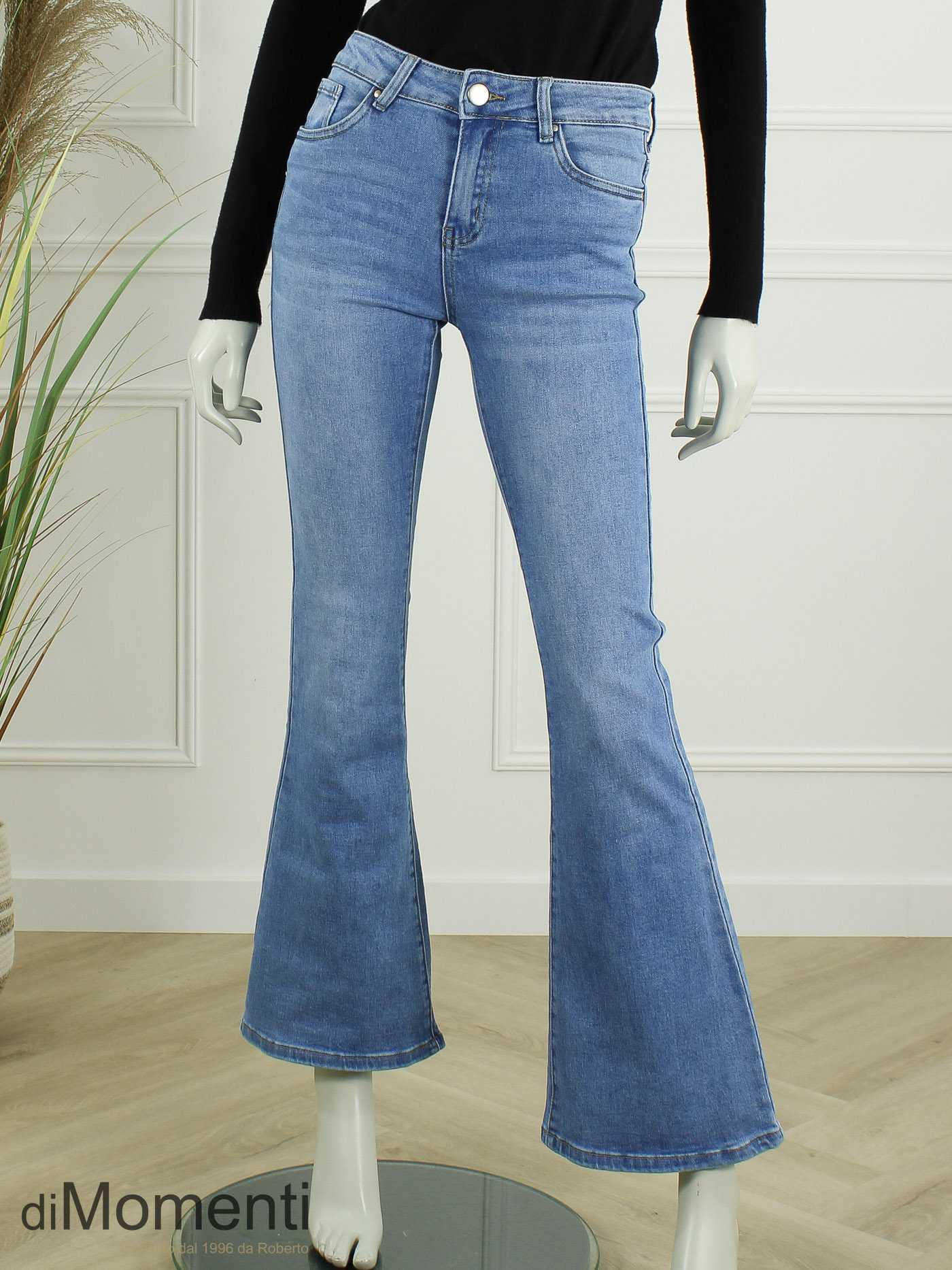 Goodies Flair Strech Jeans - Blauw