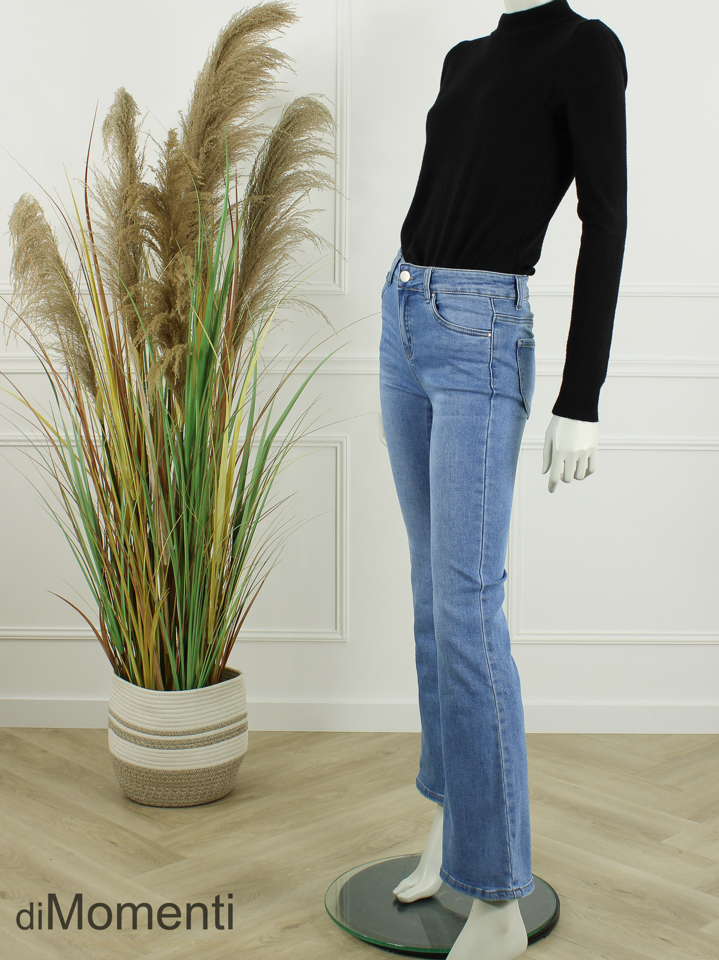 Goodies Flair Strech Jeans - Blauw