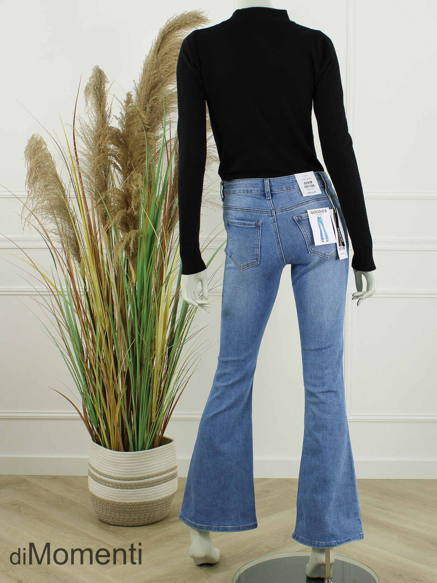 Goodies Flair Strech Jeans - Blauw