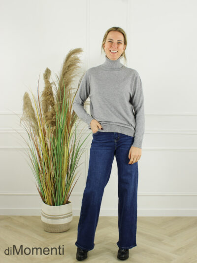 Fijn Brei Top Jasmina - Grijs Melee