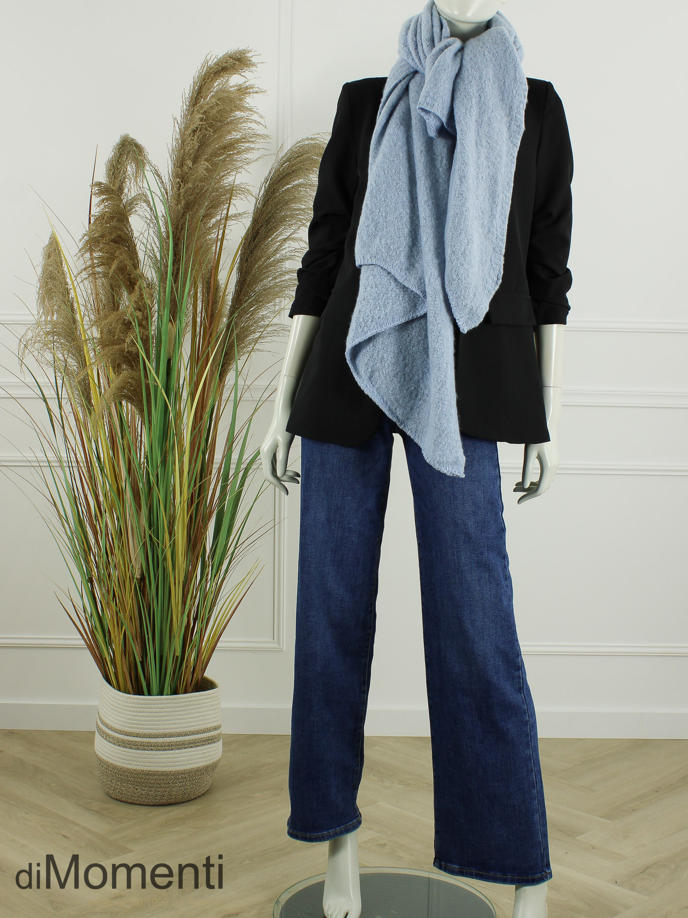 Sjaal Lana - Licht Blauw