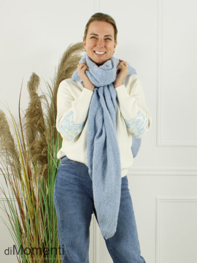 Sjaal Lana - Licht Blauw