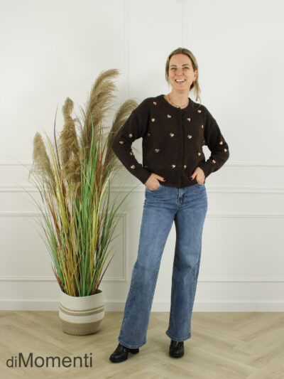 Vest Rosanne - Coffee