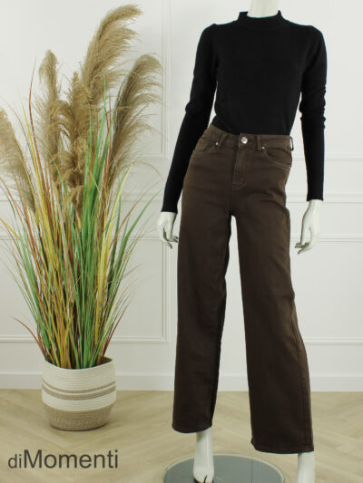 Goodies Wide Leg Jeans - Choco