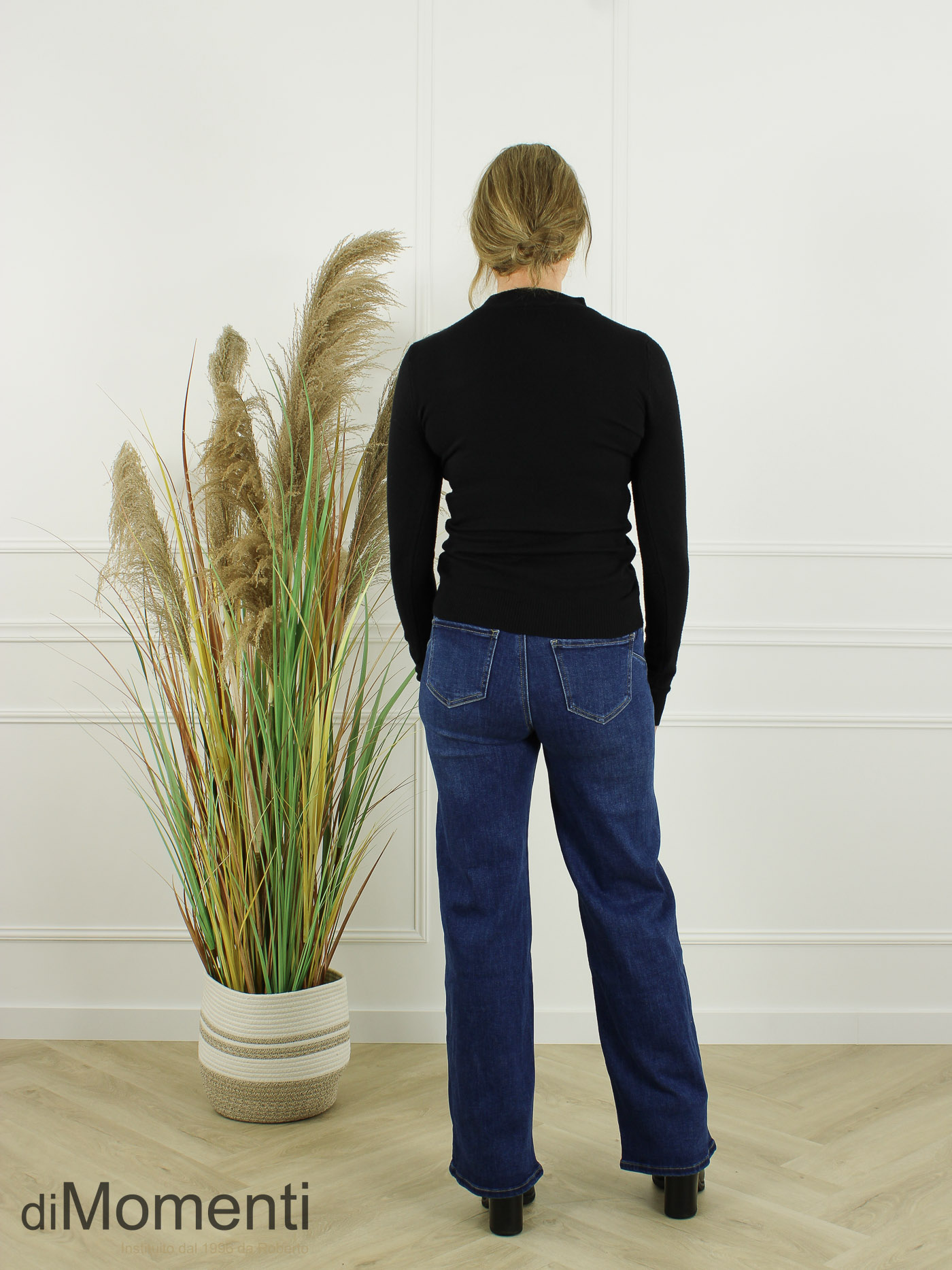 Goodies Wide Leg Stretch Push-Up Jeans - Blauw