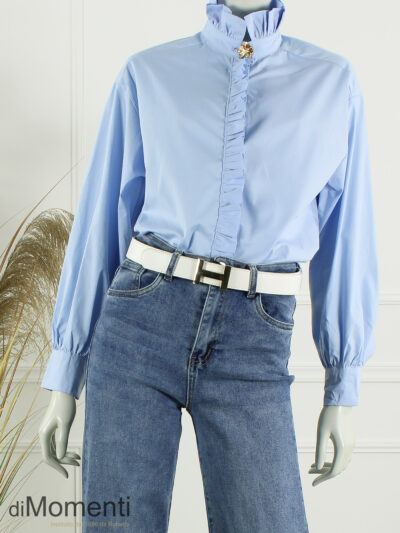 Blouse Puck - Licht Blauw