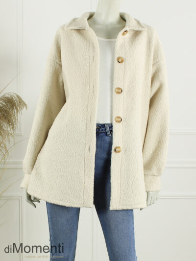 Jas / Blouse Mirella-Oversized - Licht Beige