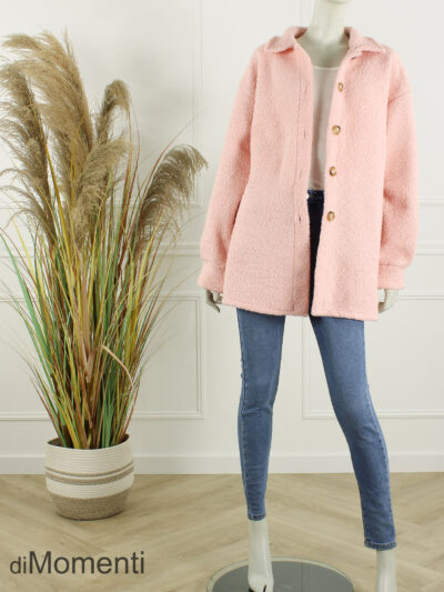 Jas / Blouse Mirella-Oversized - Licht Roze