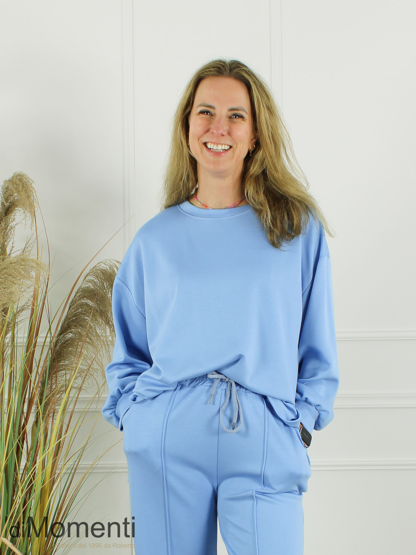 Comfy Lounge Set Mariska - Licht Blauw