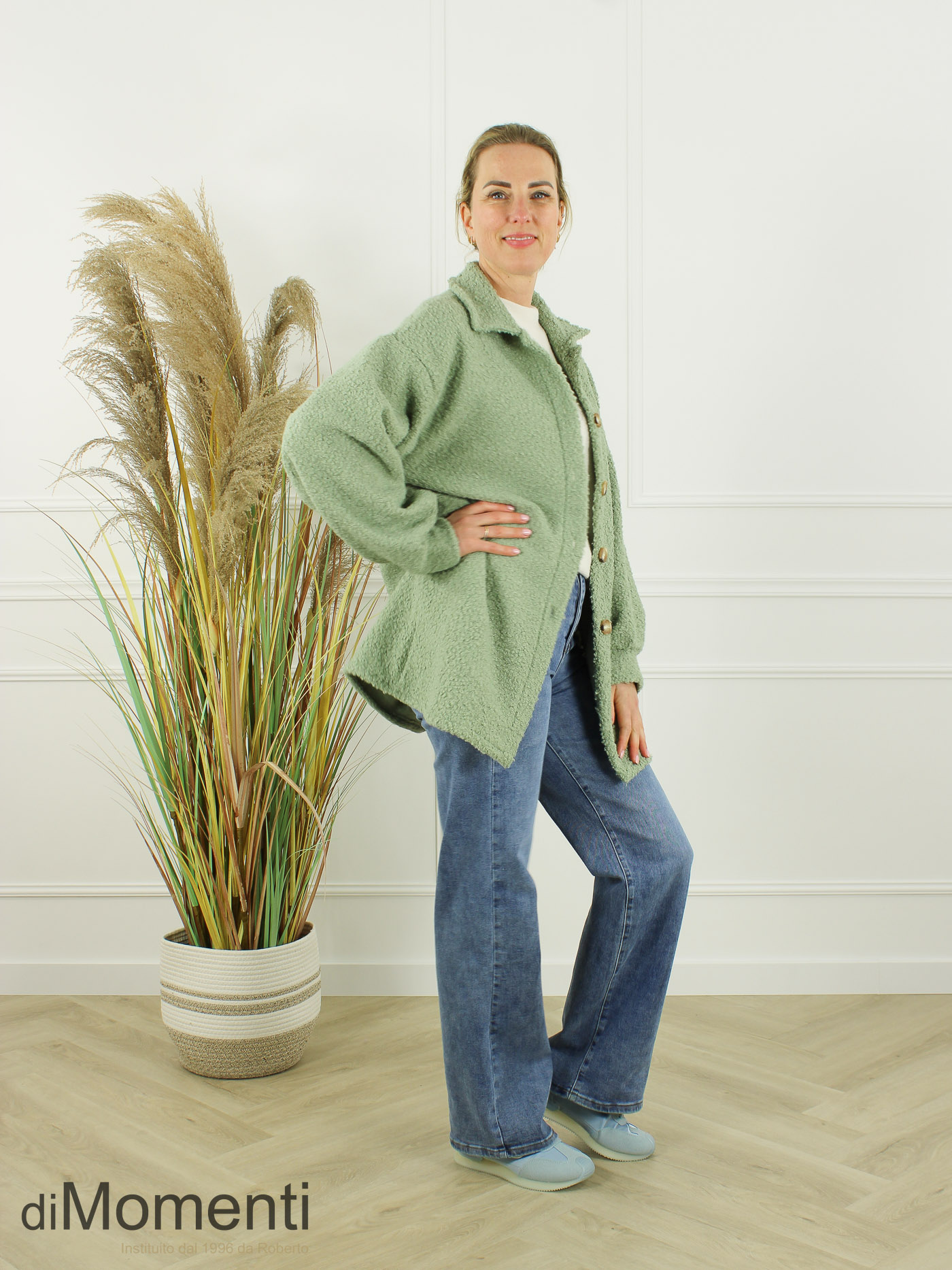 Jas / Blouse Mirella-Oversized - New Groen