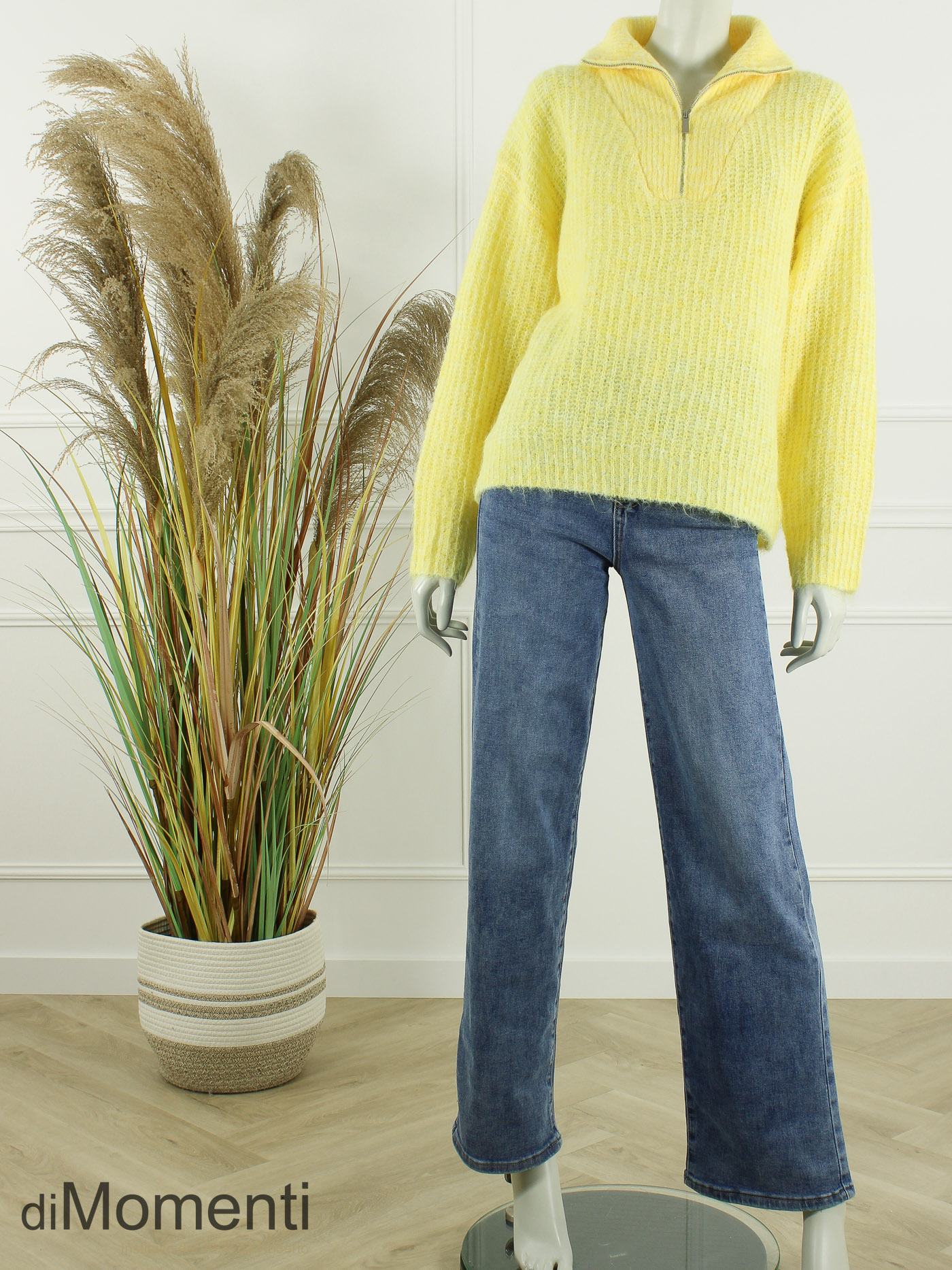 Zip Trui Hester - Geel