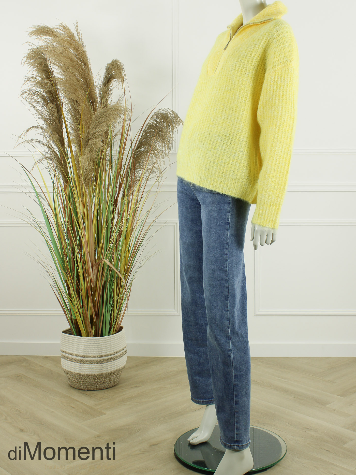 Zip Trui Hester - Geel