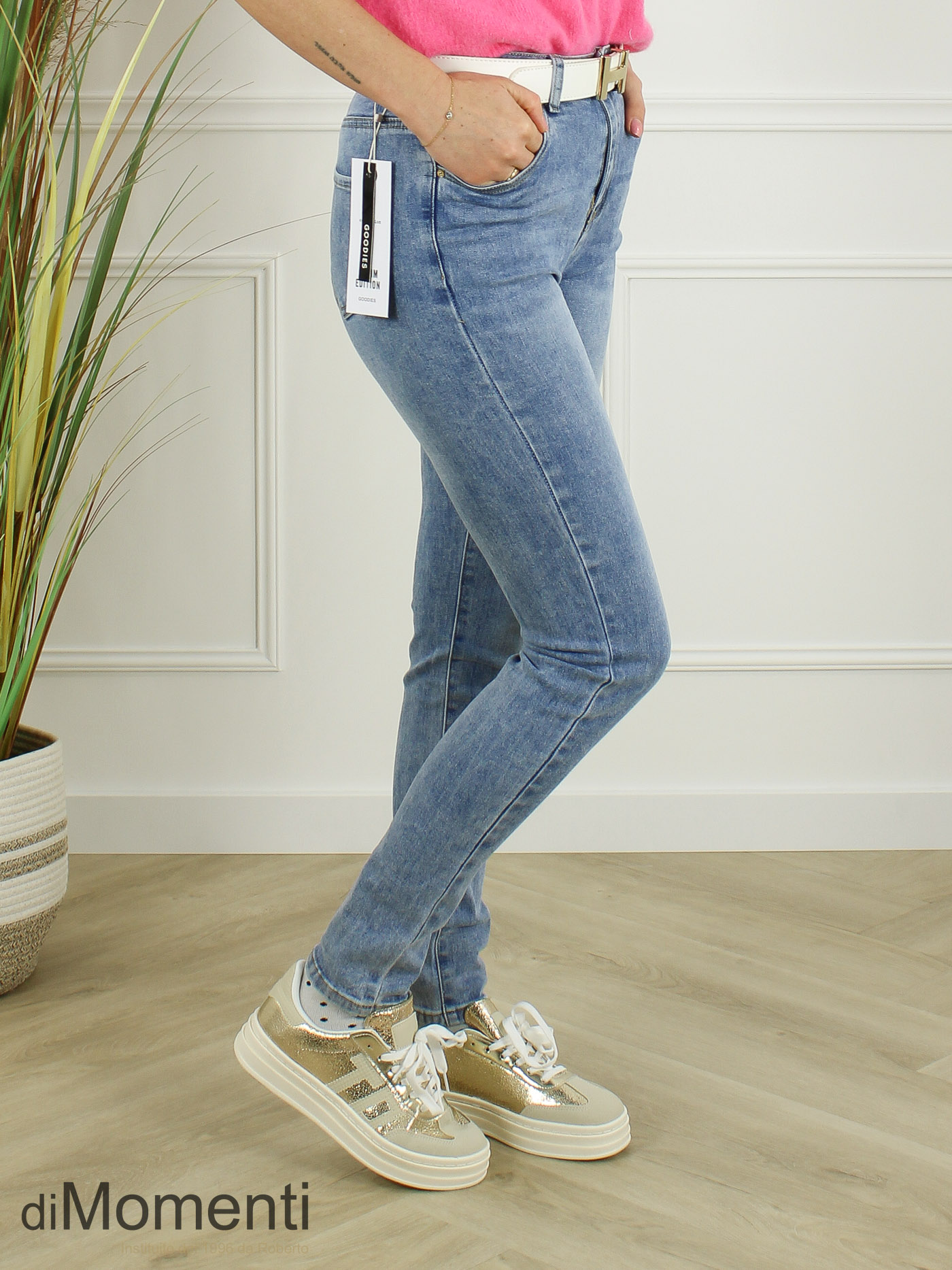 Goodies Skinny Stretch Jeans - Blauw