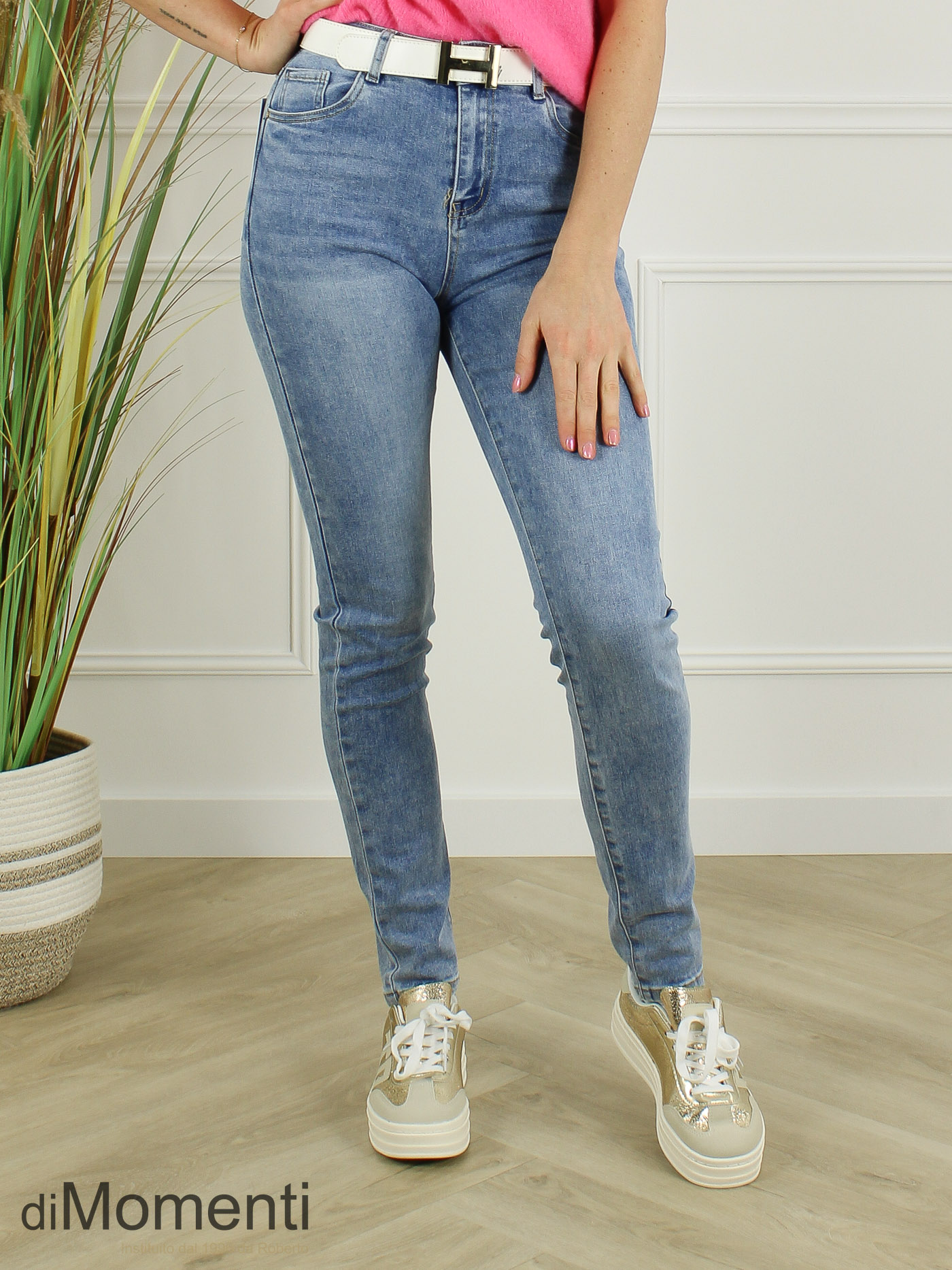 Goodies Skinny Stretch Jeans - Blauw