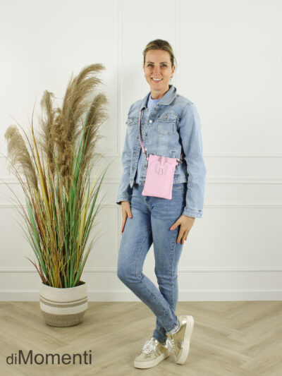 Tas Hella - Leer Roze