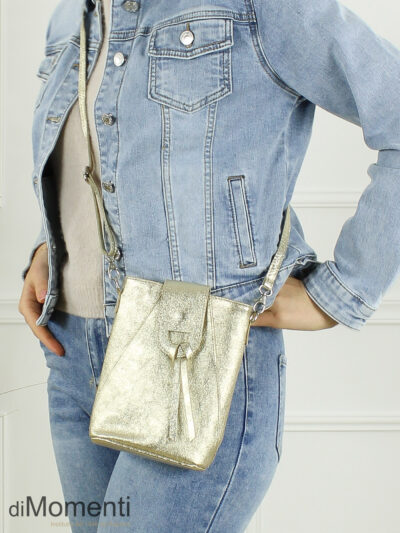 Tas Suzy - Leer Goud