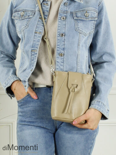 Tas Suzy - Leer Taupe