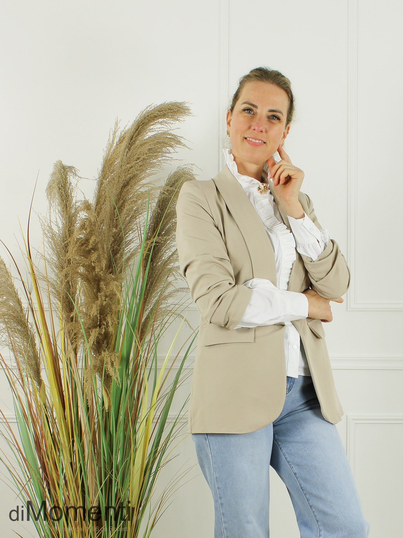 Blazer Moda - Licht Taupe