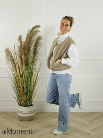 Gilet Isla - Licht Taupe