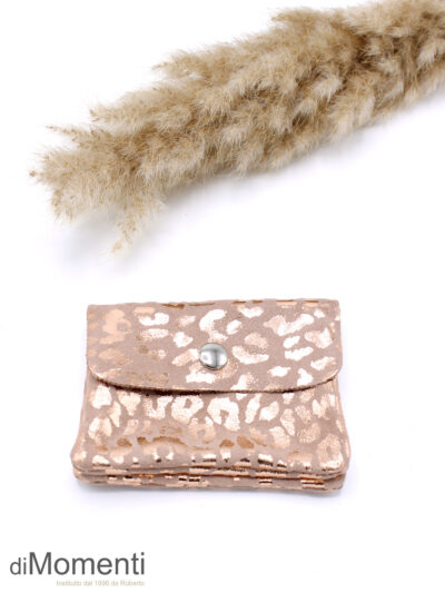 Portemonnee Lizzy - Panter Shiny Poeder Roze