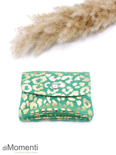 Portemonnee Lizzy - Shiny Panter Turquoise