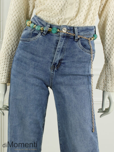 Schakel Ceintuur Zara - Aqua