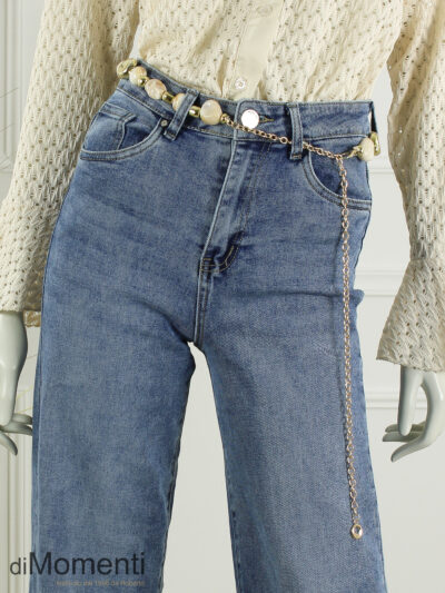 Schakel Ceintuur Zara - Beige