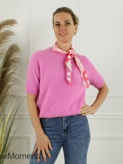 Sjaal Zijde Look Amber - Roze