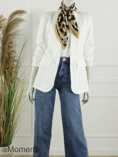 Sjaal Zijde Look Atina - Taupe