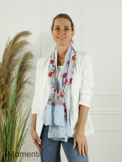 Sjaal Tosca - Licht Blauw