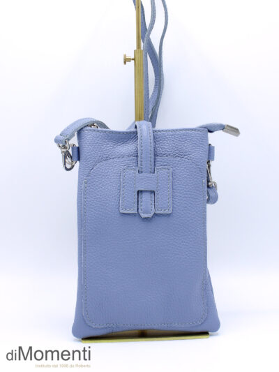 Tas Hella - Leer Jeans Blauw