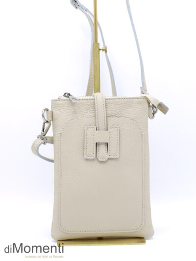 Tas Hella - Leer Licht Beige