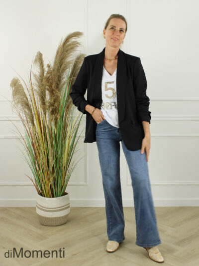 Oversized Blazer Frenchy - Zwart