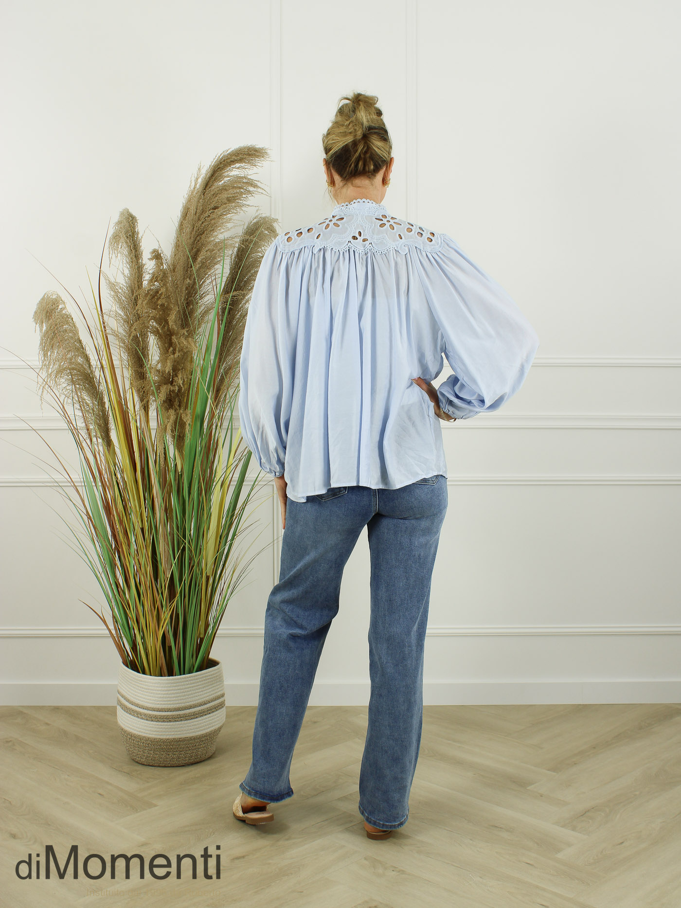 Blouse Isla - Licht Blauw