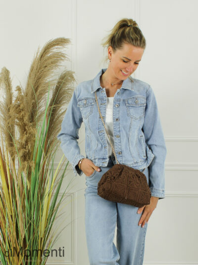 Tas Knip Capri - Coffee