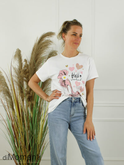 Shirt Hello - Roze