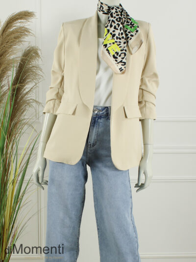 Sjaal Zijde look Love - Geel