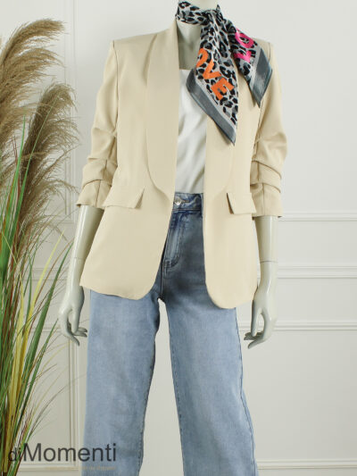 Sjaal Zijde look Love - Grijs