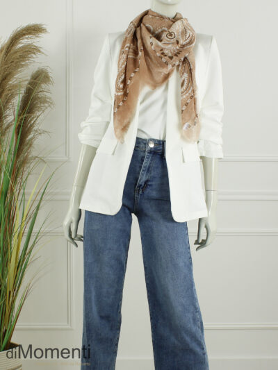 Sjaal Paisley - Mocca