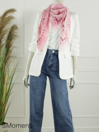 Sjaal Paisley - Roze