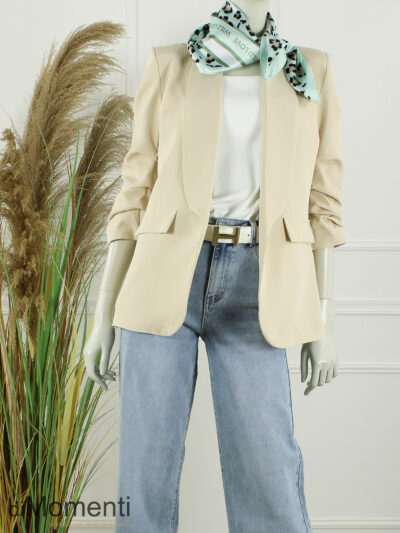 Sjaal Zijde look Wild Love - Licht Groen