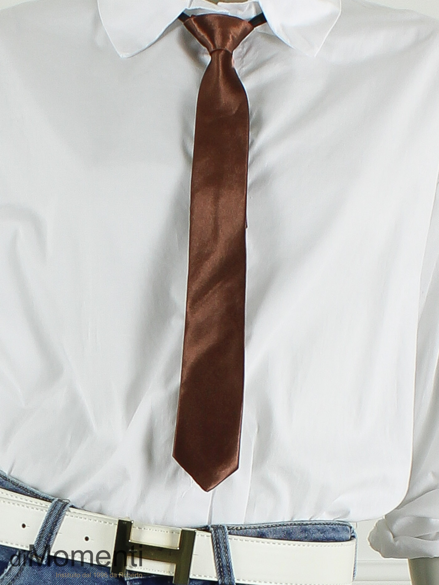 Stropdas Style Finish - Choco