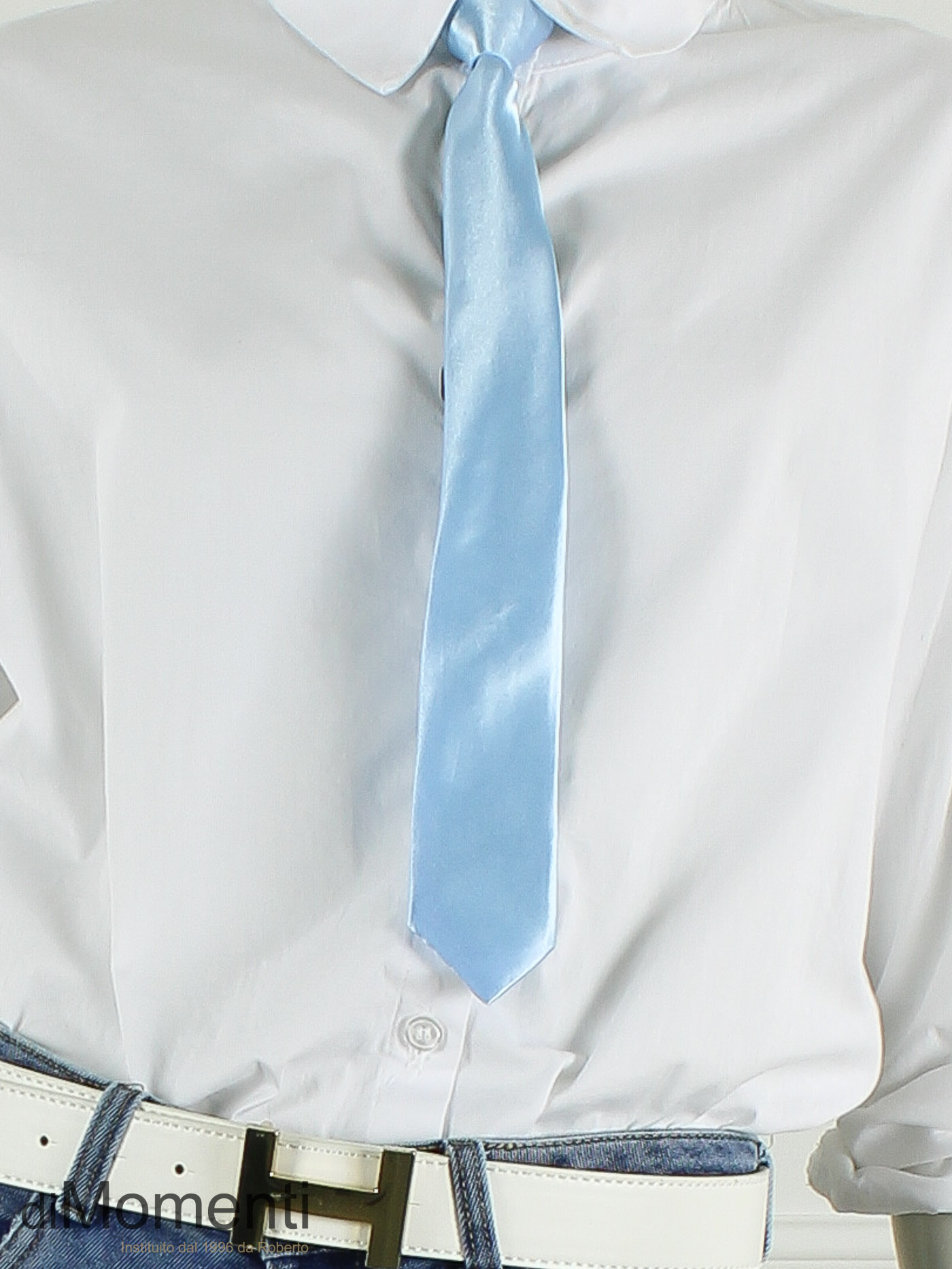 Stropdas Style Finish - Licht Blauw