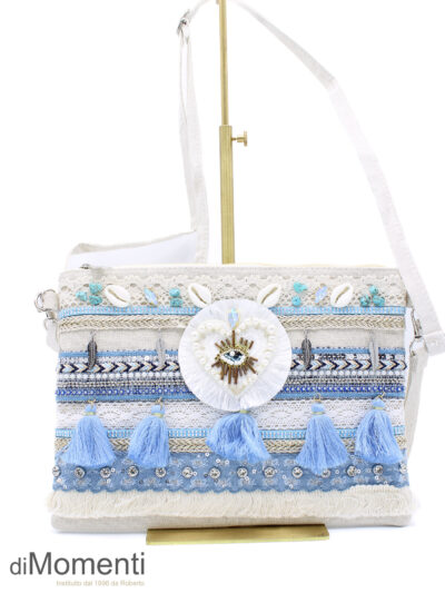 Zomer Clutch Aqua - Blauw